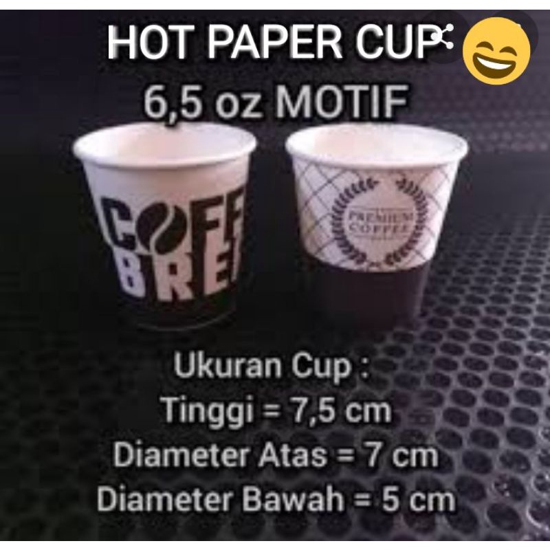 paper cup 6,5 oz