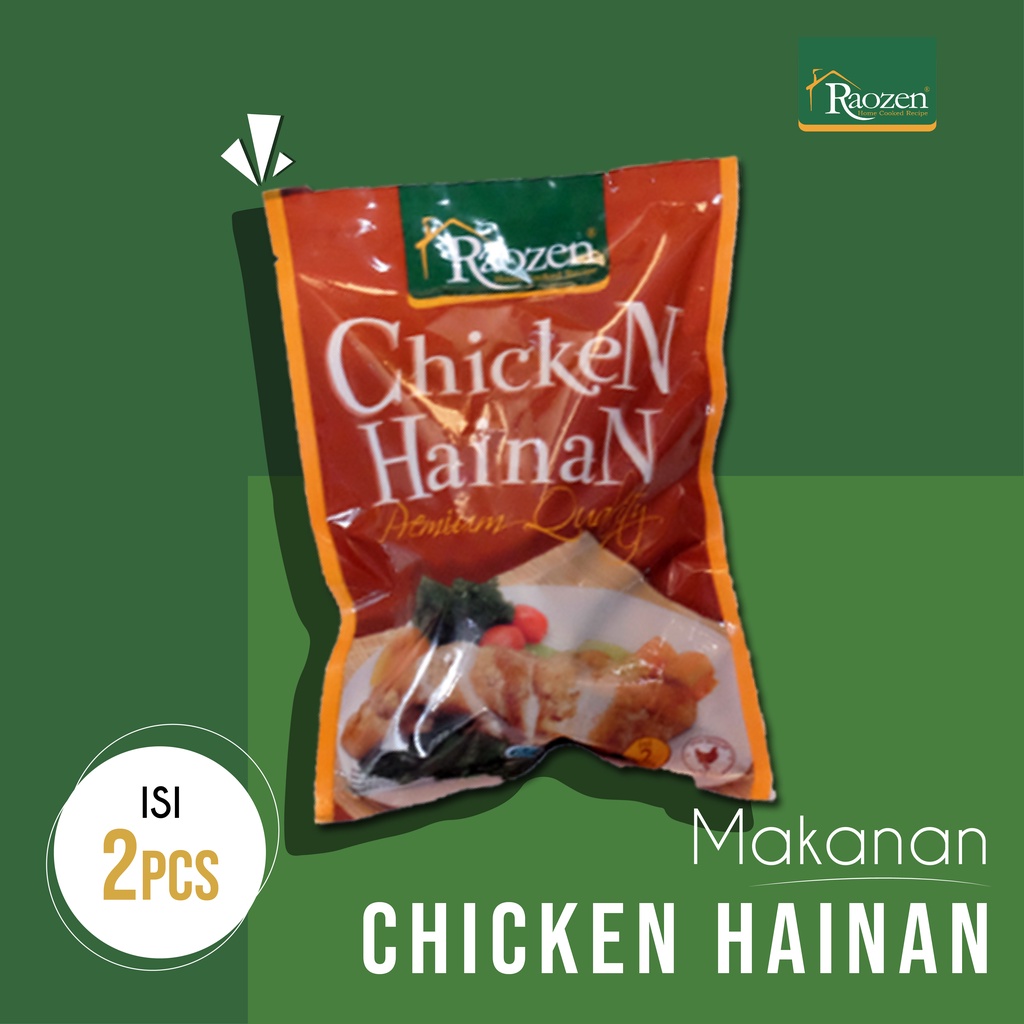 

Raozen Chicken Hainan - Masakan Ayam Hainan Siap Saji Bumbu Otentik Kualitas Restoran Premium 2 pcs