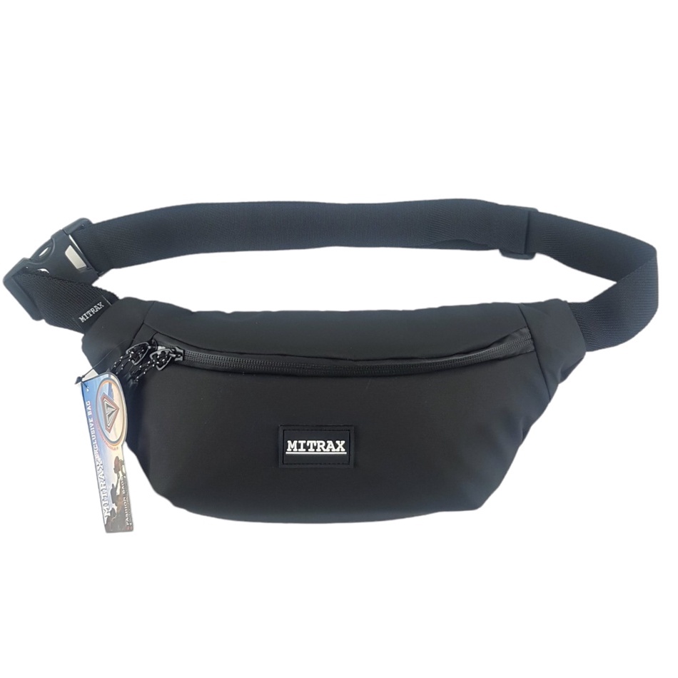 Waist Bag Mitrax Royce Bahan Sintetis Anti Cipratan Air / WaistBag atau Tas Pinggang yang Cocok untuk Pria dan Wanita