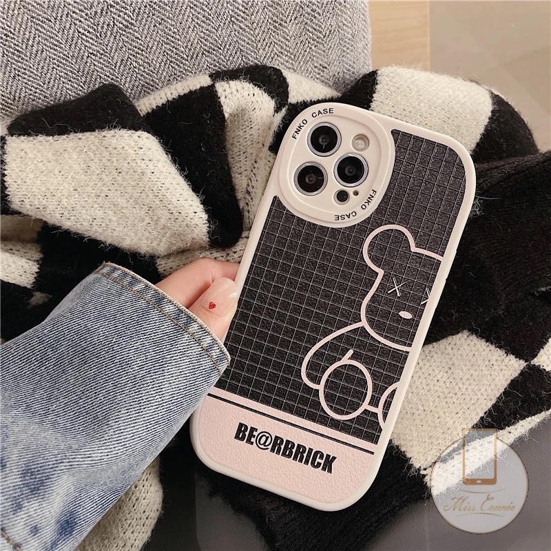 Xiaomi Redmi 12C 9T A1 10C 9A 10 9 9C NFC Mi POCO M3 F4 K40s POCO X3 Pro X3 NFC Redmi Note10 11 8 9 9s 10s 11Pro 11s 9Pro 10Pro Checkerboard Violent Bear Merek Trendy Soft Case