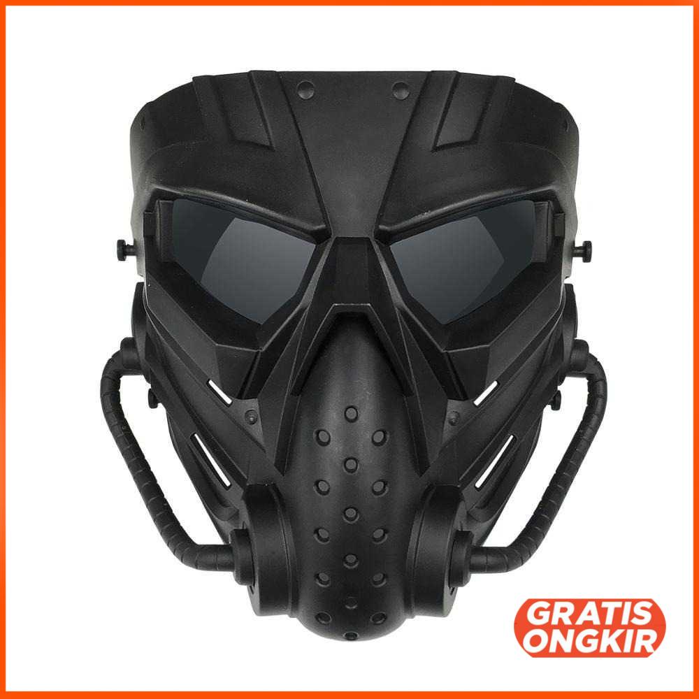 Masker Topeng Airsoft Gun Paintball Anti Fog Model Alien - WST01