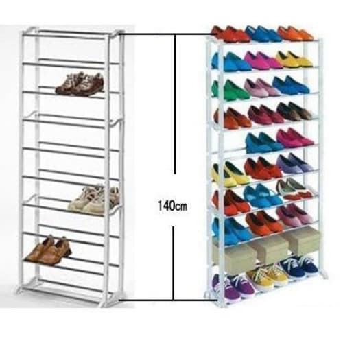 Amazing Shoes Rack / Rak Sepatu atau Sandal - White