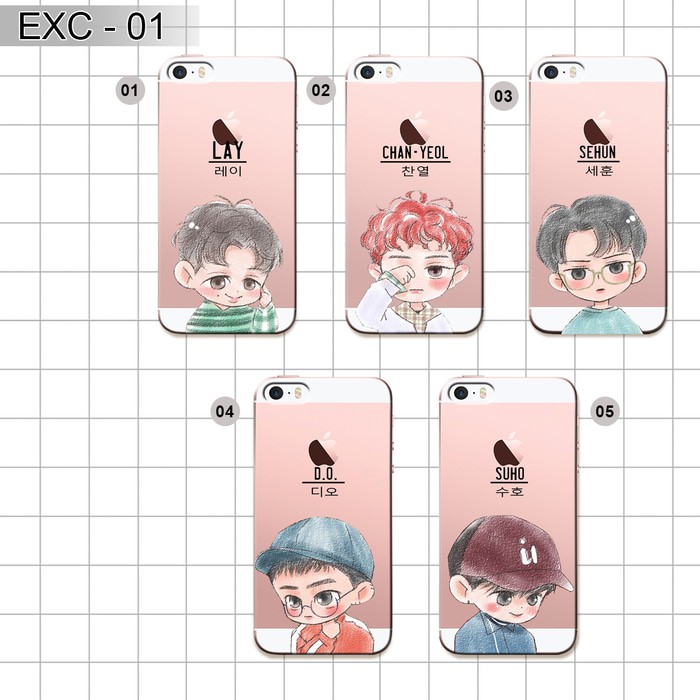 custom case exo korea termurah bs semua hp oppo iphone samsung xiaomi