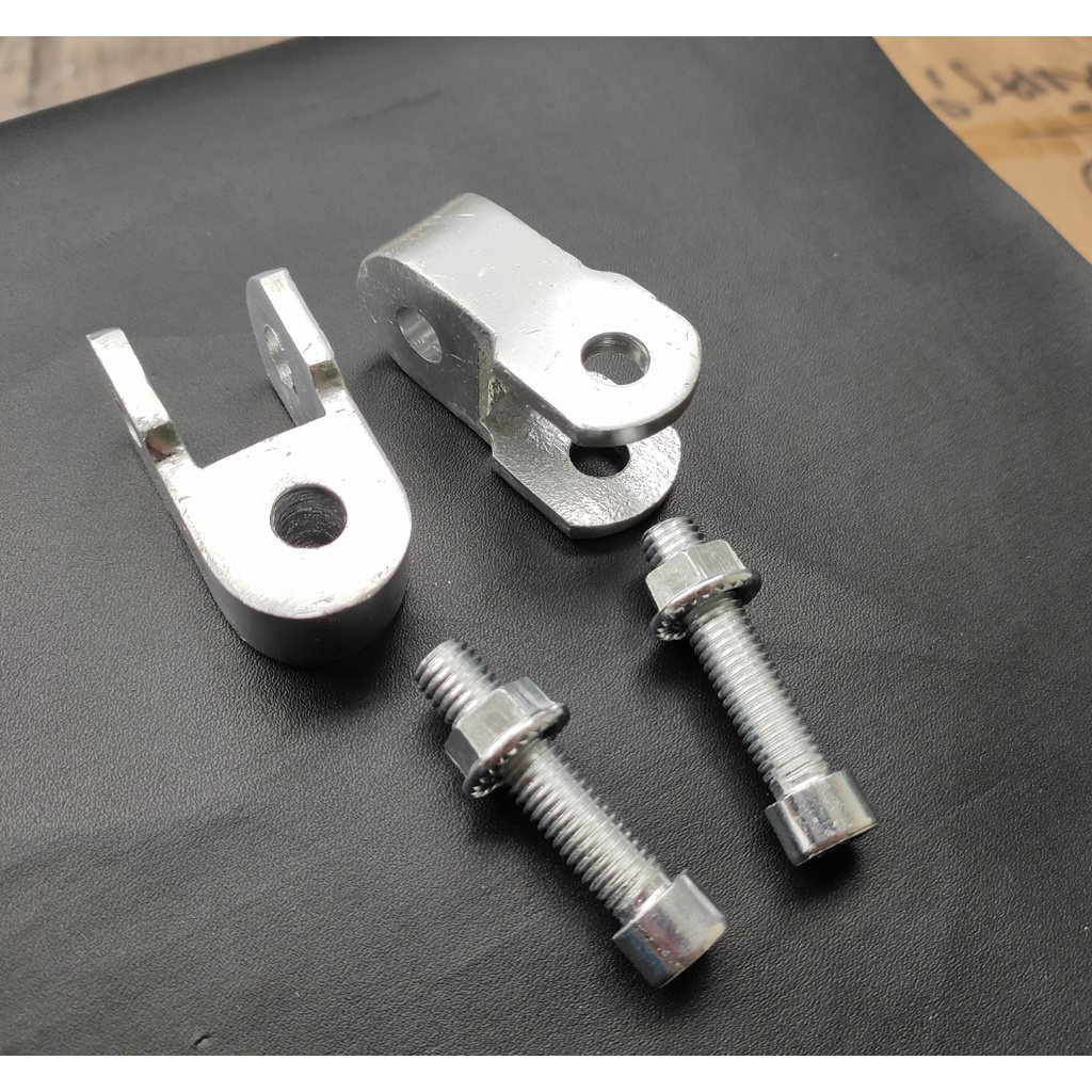 PENINGGI SHOCK MOTOR BEBEK PLUS BAUT SAMBUNGAN DOUBLE SHOK BELAKANG MOTOR BEBEK