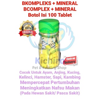 Jual Vitamin B Komplek Isi 20 Biji Atau Isi 100 Biji Vit B Kompleks ...