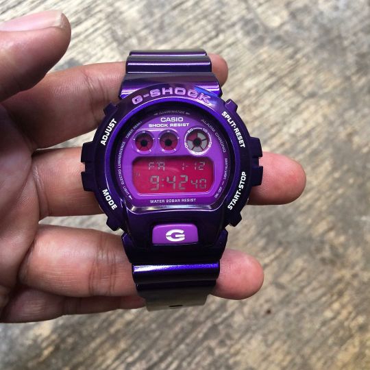 Jam Tangan Pria Casio G-Shock DW-6900 CC Purple Original BM