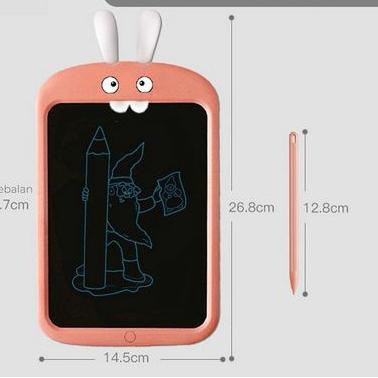 

BISA ✨COD✨ SK-M36 Mainan Anak LCD Writing Drawing Tablet Board 8.5 inch Papan Tulis Bentuk Rabbit serbuuu !