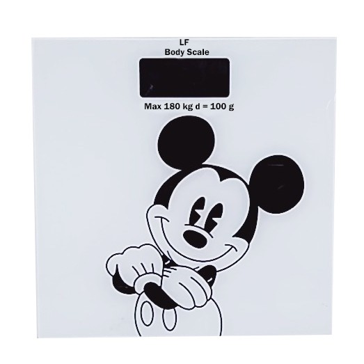 Timbangan Badan Digital 26 x 26 cm Motif Karakter