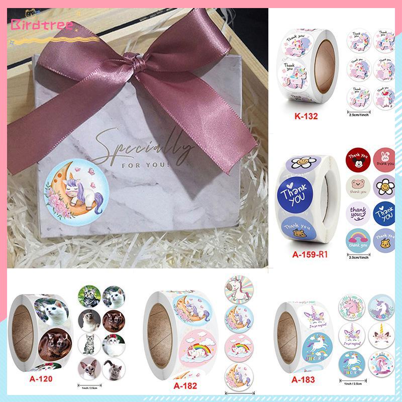 

[Readystock❤️COD]Anak-anak Kartun Lucu Stiker Menyenangkan Liburan Manual DIY Dekoratif Penyegelan Stiker Terima Kasih Tag- BS
