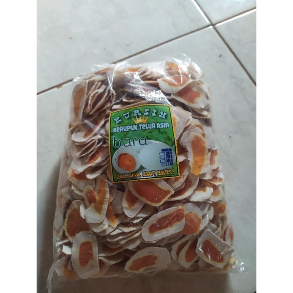 

krupuk telur asin 1/2kg