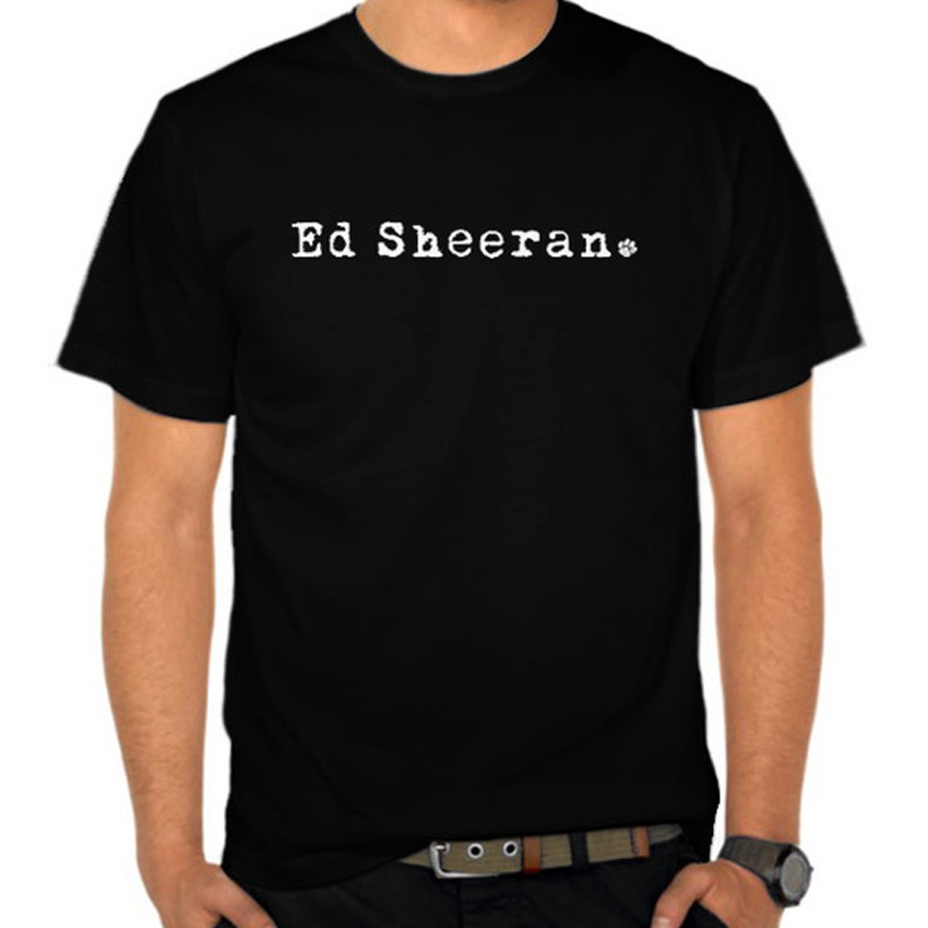 Kaos Distro Ed Sheeran 4 Black PREMIUM