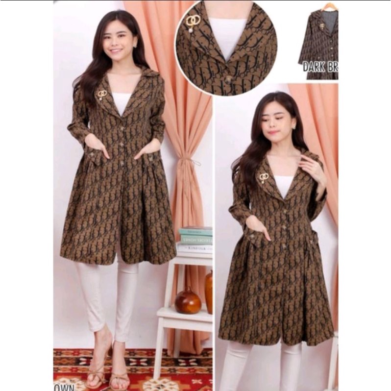 LONG BLEZER WANITA GC IMPORT/CARDIGAN/PLUS BROS