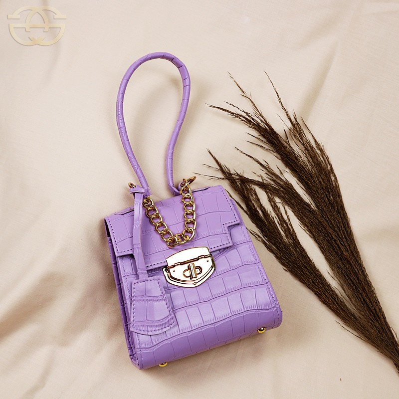 ( SIZE M ) TAS SELEMPANG WANITA - MICRO CROCO MINI - TAS MOON YOUNG - TAS ANDIN - Slingbag 6713 THR