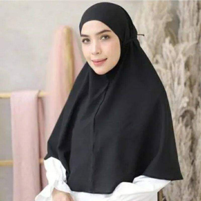 Kerudung bergo  instan dewasa bahan daymen