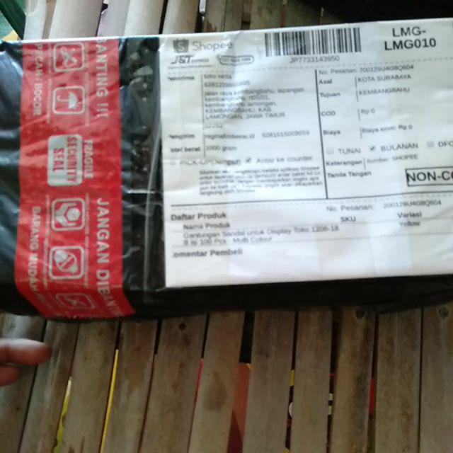 Gantungan Sandal Untuk Display Toko 1206-18 B Isi 100 Pcs - Multi Colour