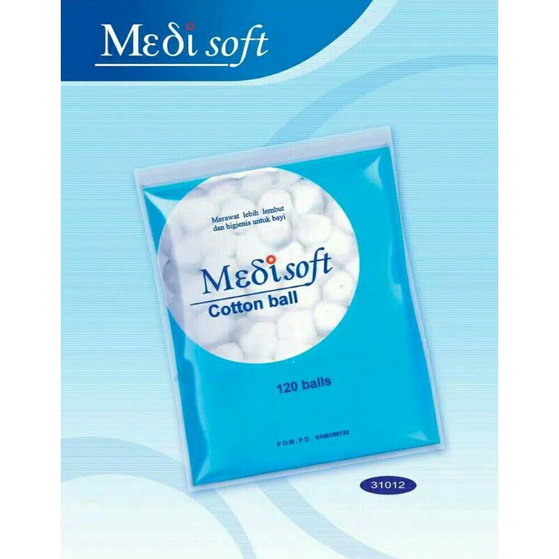 Medisoft Cotton Ball 120balls 75g