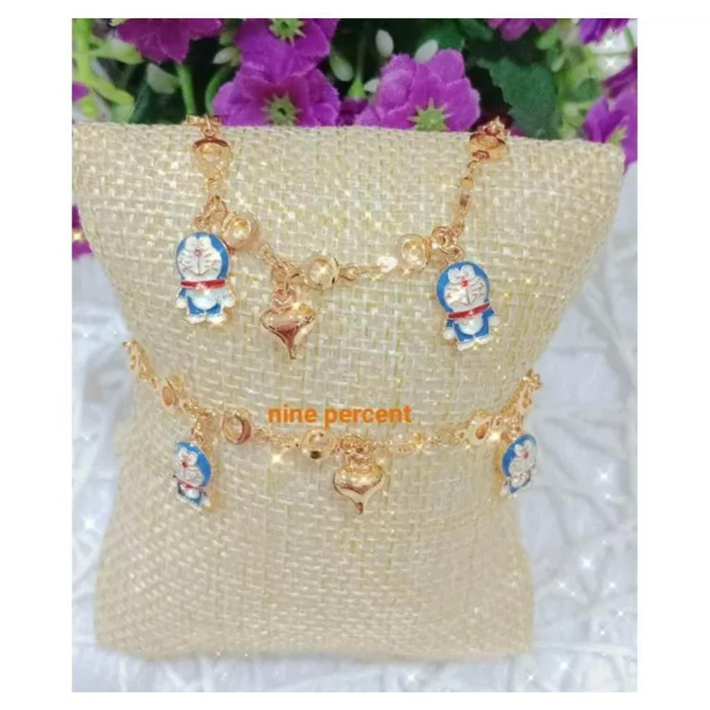 GELANG ANAK RANTAI MOTIF DORAEMON