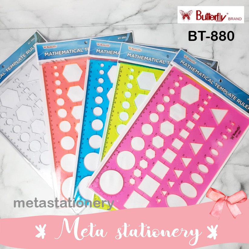 

Penggaris Cetakan Butterfly BT-880 ( Warna Random )