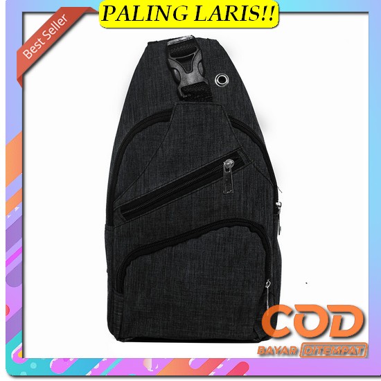 Tas Salempang Pria Model Terbaru 2022 Gratis Jam 100% Anti Air / Tas S Tas Selempang Pria B667 Waist