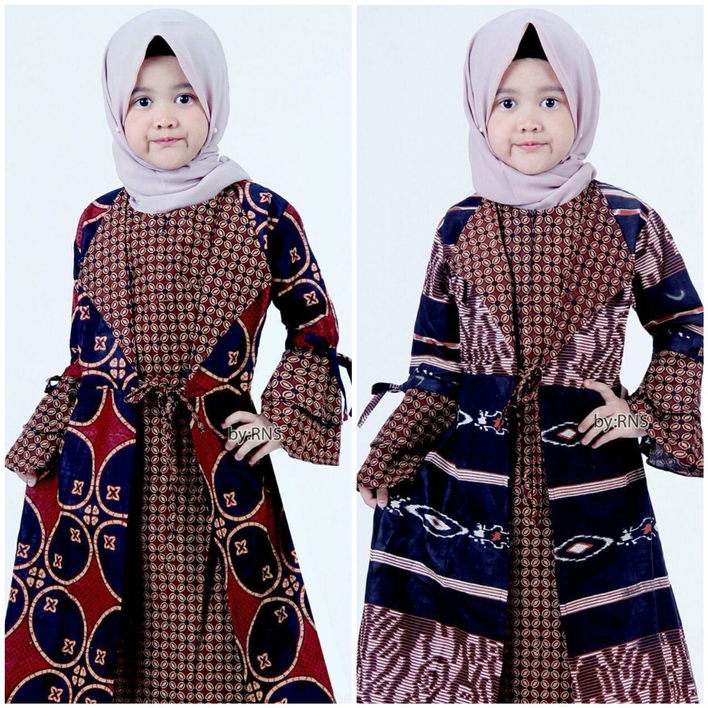 Gamis Anak Wanita Syar I Kekinian Baju Batik Anak Model Terbaru Gamis Muslim Anak Perempuan Lucu Shopee Indonesia