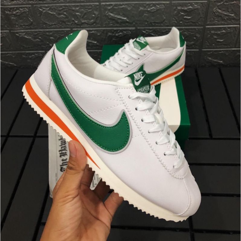 Nike Classic Cortez Stranger Thinks Hawskins High School Original OEM Sepatu Pria dan Sepatu Wanita