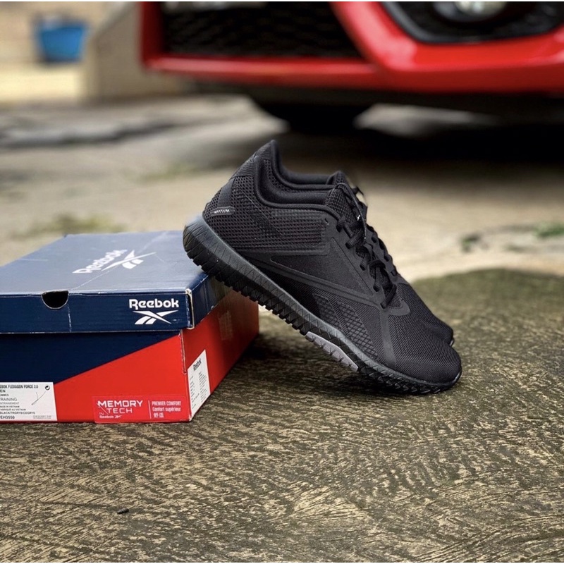 Sepatu REEBOK FLEXAGON FORCE 2.0 BLACK/TRGRY8/CDGRY6 EH3550 (MEN)