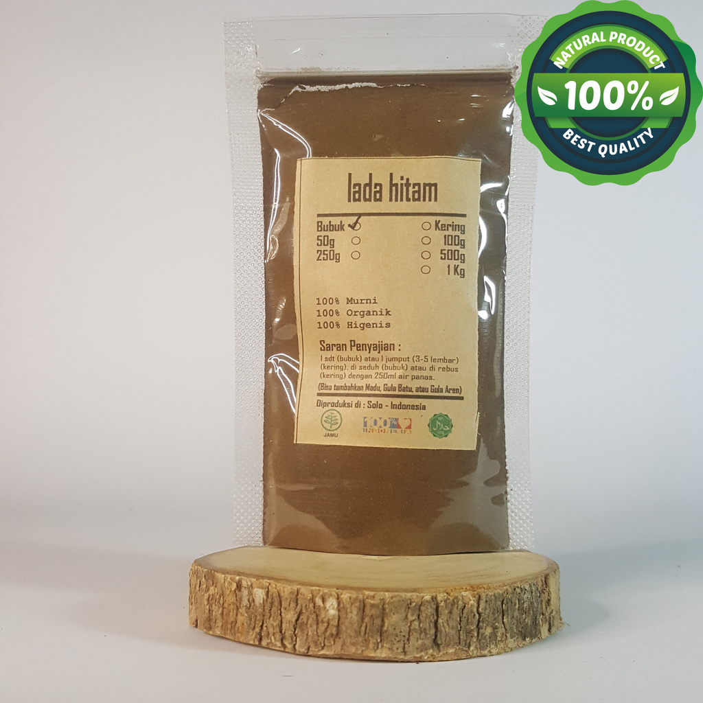 

LADA HITAM BUBUK 100 GRAM - Piper Nigrum - MURNI - JSR - REMPAH