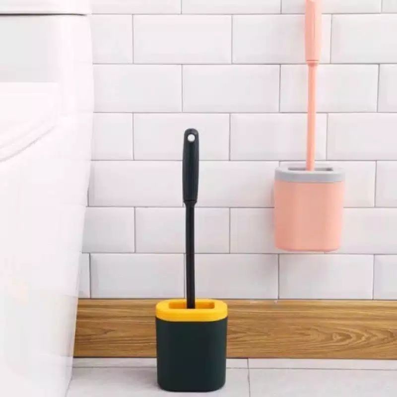 Sikat Silikon Brush Silicone Toilet WC Closet Kloset Kamar Mandi Tekuk