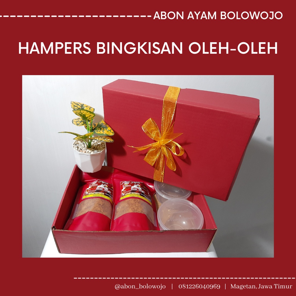 

[PAKET F] ABON AYAM BOLOWOJO | Hampers Bingkisan Oleh Oleh Gift Kado