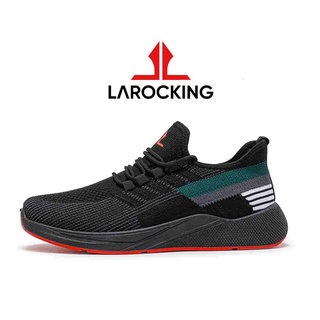 Larocking - Vortex Hitam | Sepatu Sneakers Running Gym Shoes Sports