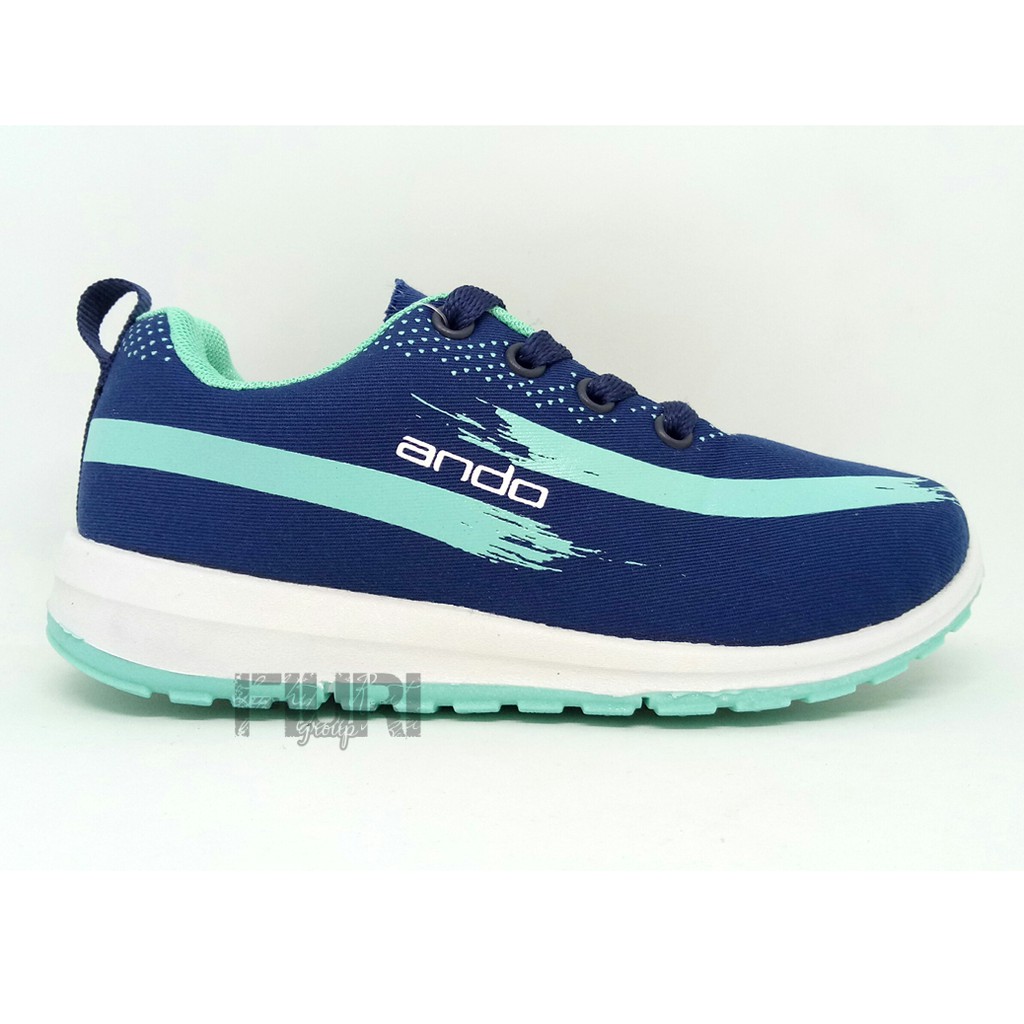 FIURI - ANDO ORIGINAL - LINDSEY 32-41 NAVY TOSCA - SEPATU SNEAKERS SPORT KANVAS SOL KARET ANAK PEREMPUAN - SEPATU KETS FASHION TRENDY WANITA DEWASA - SEPATU OLAHRAGA LARI FITNES SENAM KERJA KULIAH BERTALI CEWEK MURAH PROMO DISKON BONUS KAOS KAKI