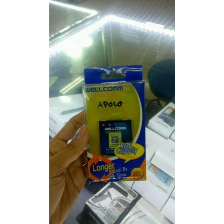 Baterai Wellcomm & Baterai BB Original Blackbery Apolo