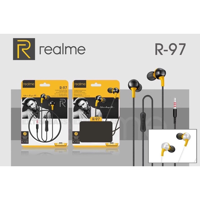 GROSIR HANDSFREE REALME BUDS R97 HIGH DEFINITION