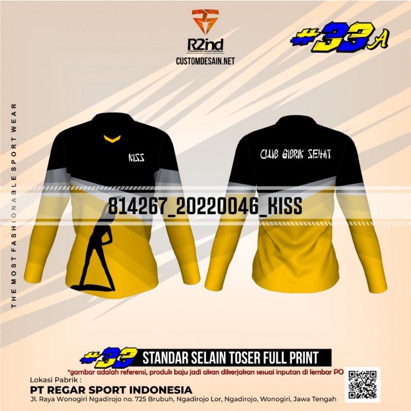 jersey senam | kaos senam | kaos olahraga desain suka suka