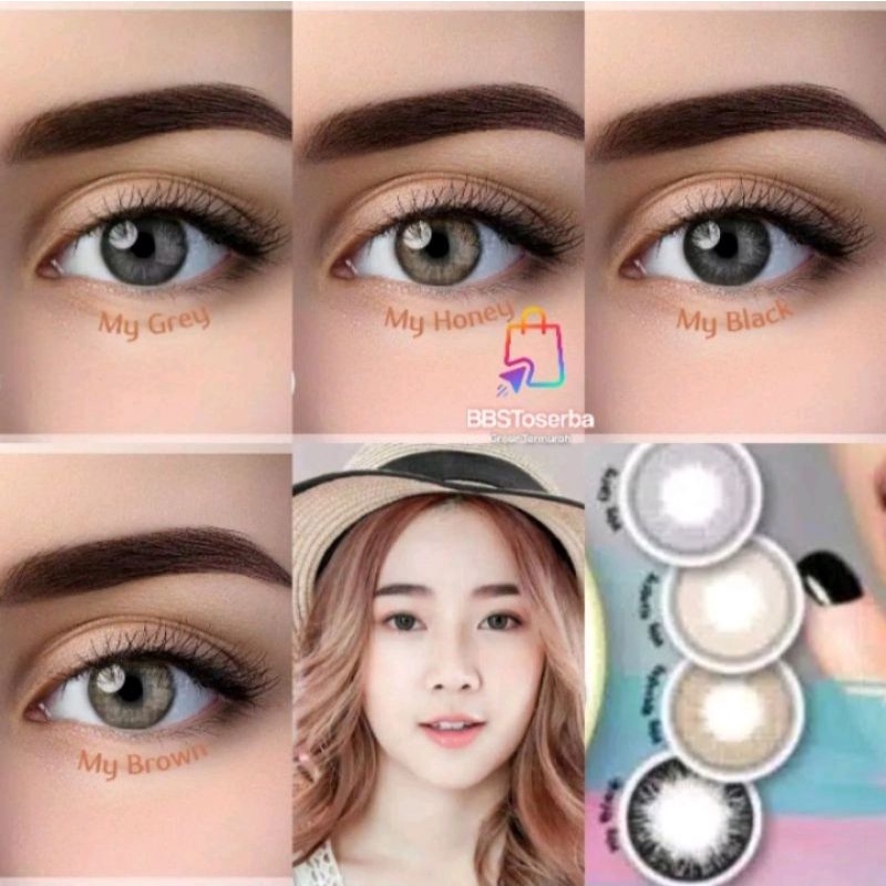 My Color softlens by Omega /Softlens Normal /Minus /15mm/softlen/Kacamata cuci gudang