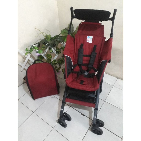 (Preloved) STROLLER FAMILY EZGO LIKE POCKIT MINIMA/STROLLER PRELOVED/STROLLER SECOND CABIN SIZE/DORO