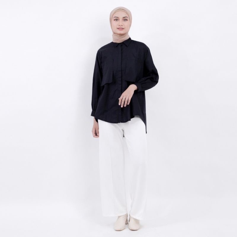 BEFAST - ZFS OOTD Wanita Kemeja EIROU / JAZLYN LINEN OVERSIZE SHIRT / Linen Oversize Kemeja / Kemeja Oversize Trendy / Kem Polos Casual / Fashion Wanita Remaja Kekiniaan / Terabru 2022 / Termurah / Kemeja Lengan Panjang