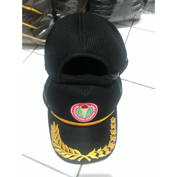 Topi PGRI Bordir Padi Kapas