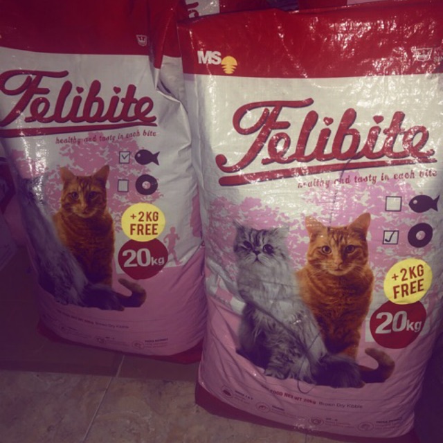 Makanan Kucing Felibite 20kg Murah Shopee Indonesia