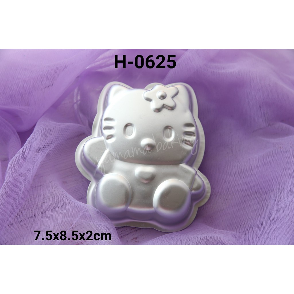 H-0625 Loyang cetakan bento pudding cake tumpeng coklat hello kitty yamama baking