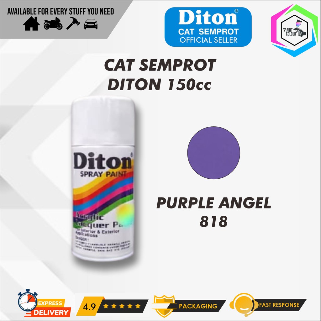 Diton Cat Semprot/Pylox/Motor/Helm/Gundam 150cc - 818 Purple Angel