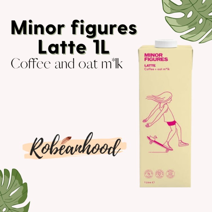 

NEW minor figures latte 1L (oatmilk dan coffee)