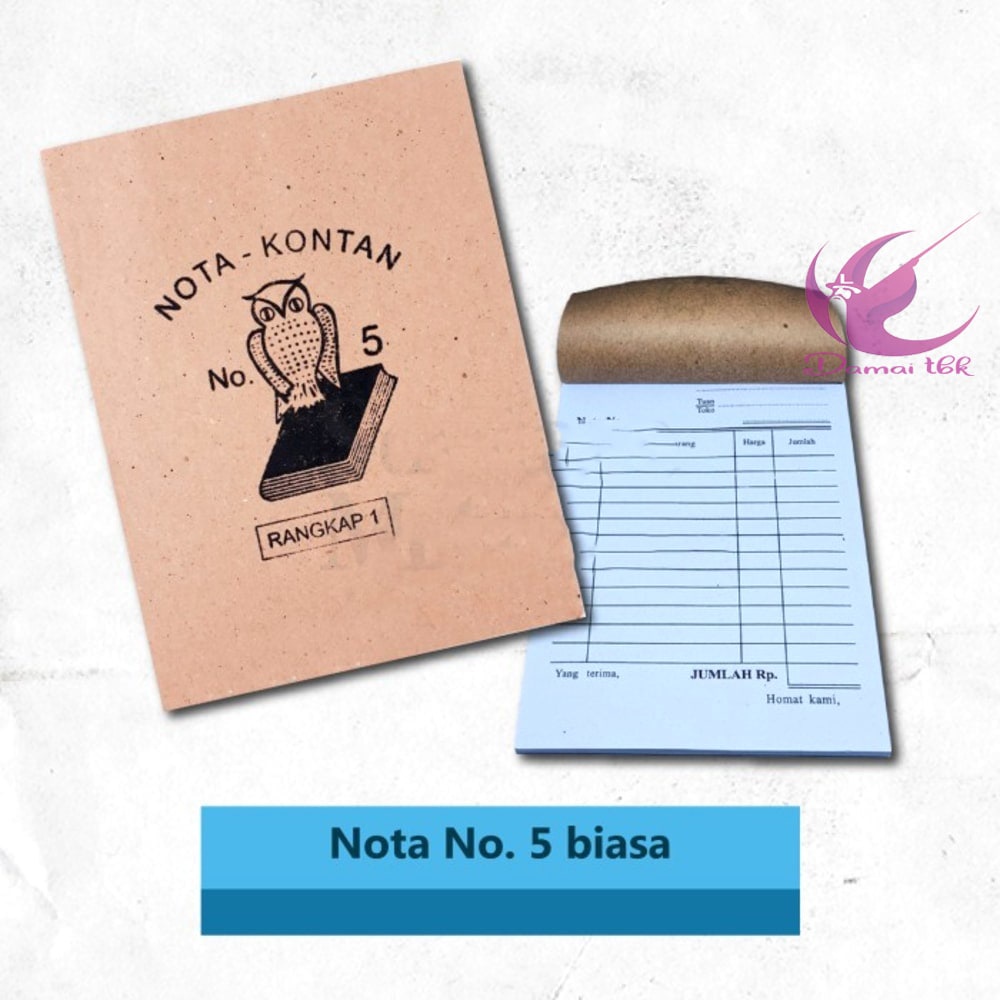 

AF Nota No. 5 Biasa Kontan / Nota coklat