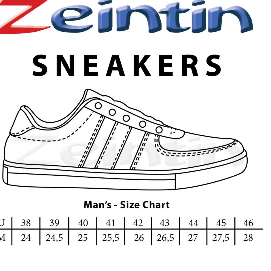 Limited - Zeintin - Sepatu Kets Pria Original  Zeintin IR - Abu-abu  Fashion Pria/Sepatu Sneakers Pr