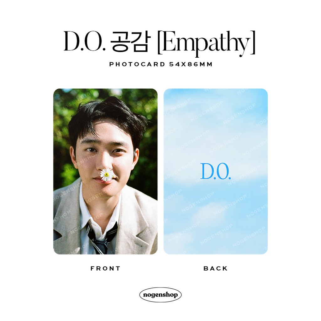 PHOTOCARD PC EXO D.O DO KYUNGSOO SOLO EMPATHY 공감