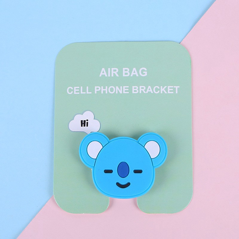 POP SOCKET KARAKTER BTS KPOP HOLDER BT21 POPSOCKET HANDPHONE IMUT 3D HP010