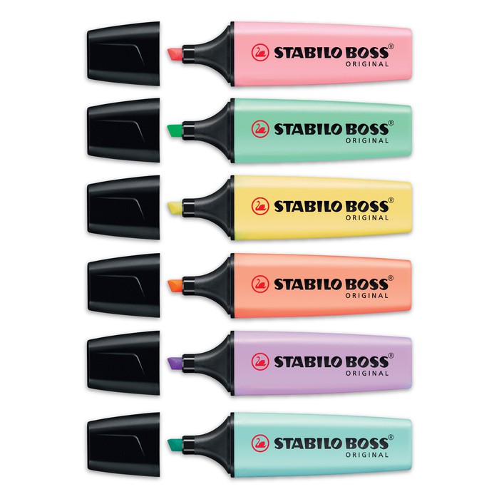 

Stabilo Pulpen - Stabilo Warna Warni - Highlighter Stabilo Set 6 - Boss Pastel Edition / Highlighter