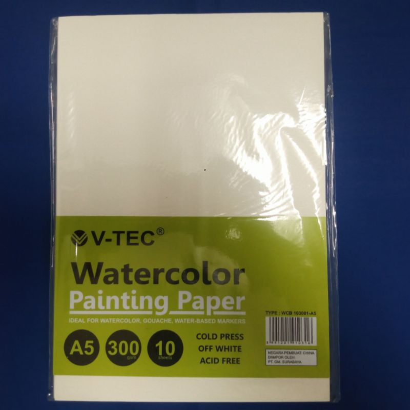

VTEC A5 Watercolor 300gsm Water Colour Paper