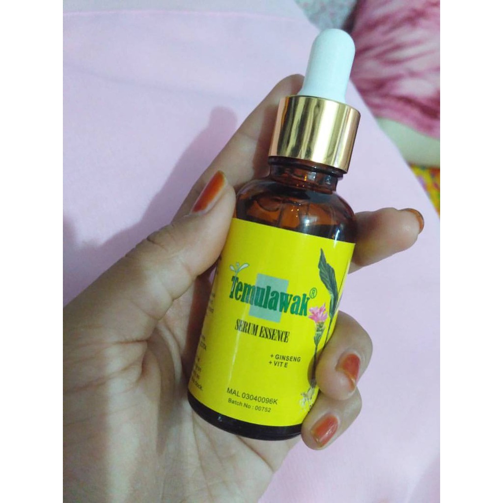 SERUM TEMULAWAK ORIGINAL HOLO EMAS BESAR 30 ml Whitening Essence