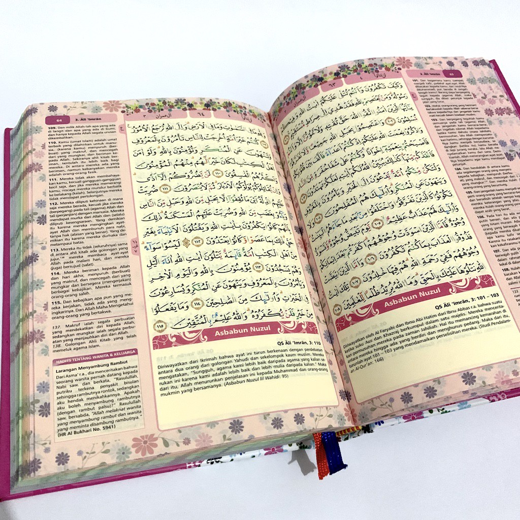 Al-Quran Yasmina B6 HC / Mushaf Yasmina Terjemah For Woman - Syaamil Quran